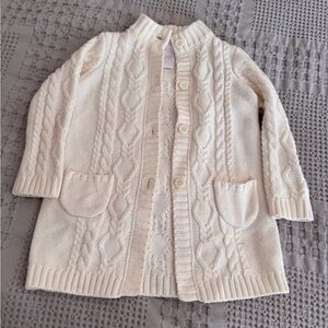 Janie and Jack Ivory Knit Sweater